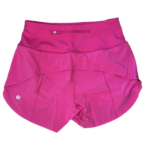 NWT Lululemon Speed Up High-Rise Short 4"  Lined Sonic Pink Size 4 - Picture 4 of 7
